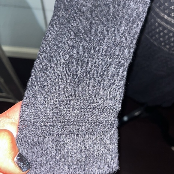 Uniqlo Extra Long Black Linen Cardigan Medium - Picture 3 of 7